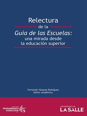 cover image of Relectura de la guía de las escuelas